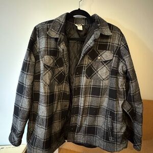 Duluth Trading Co Women's Folklore Flannel Insulated Shirt Jac